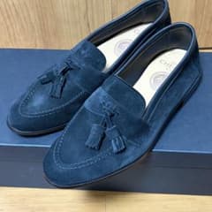 未使用品 CHEANEY TIMOTHY タッセル 黒スエード UK7F - メルカリ