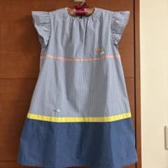 【美品】familiar ファミリア 半袖 ワンピース 130cmのサムネイル