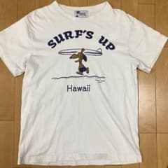 日焼けスヌーピー ハワイ モニ ホノルル 半袖 Tシャツ ホワイト M
