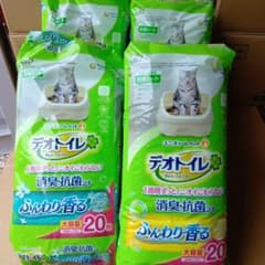 ユニ・チャーム デオトイレ 消臭抗菌シート 20枚入×4袋のサムネイル