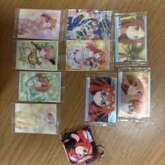 五等分の花嫁 ミニ色紙 アクリルキーホルダー セットのサムネイル
