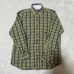 NAUTICA チェック柄 長袖シャツ イエロー XLのサムネイル