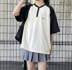 ヘンリーネック 半袖Tシャツのサムネイル