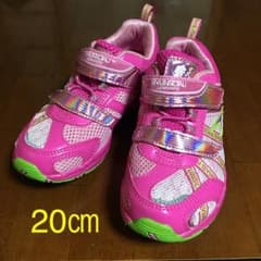 ゆうこりん様専用！女の子スニーカー 瞬足［新品］20㎝のサムネイル