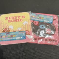 커비 클래식한 수건 2종과 유리 1종