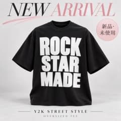 ★新品 Sサイズ ROCK STAR MADE Tシャツ ブラック ストリート