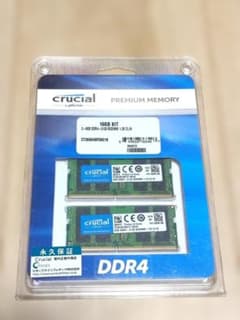 Crucial DDR4 ノートPC用メモリー 16GB-Kitのサムネイル
