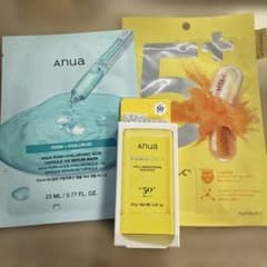 Anua アヌア ビタCサンスクリーン UVスティック日焼け止め＋おまけでパックのサムネイル