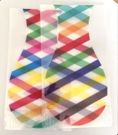 D-BROS フラワーベース 2枚入り ビニール花瓶 レインボーのサムネイル
