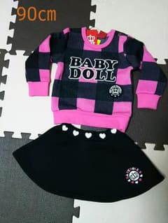 キャン様専用 新品未使用 BABY DOLL 上下セット 90㎝のサムネイル