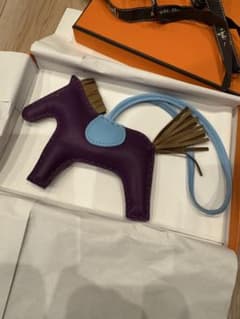 新品未使用】 エルメス ロデオチャームMM パープル アネモネ - メルカリ
