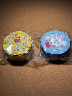 BT21 오리지널 원형 파우치 2 개 세트