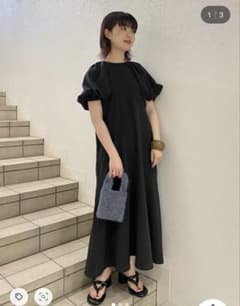 タックバルーンスリーブワンピース ロングワンピースのサムネイル