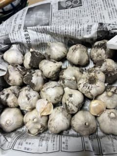 青森県産無農薬栽培土付きにんにくMサイズ（約5cm〜）1kg弱のサムネイル