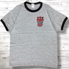 GILDAN ギルダン Tシャツ デカロゴ グレー L 1169