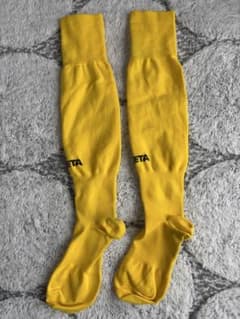 ATHLETA イエロー サッカーソックス25〜27㎝のサムネイル