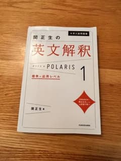 大学入試問題集 関正生の英文解釈ポラリス[1 標準～応用レベル]のサムネイル