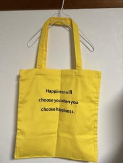 Vipoa Happonessロゴトートバッグ イエローのサムネイル