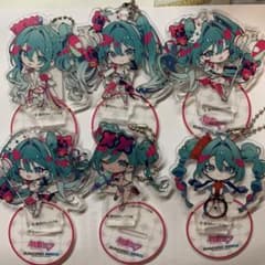 初音ミク　アクリルキーチェン　2025ver 全6種セットGTプロジェクトのサムネイル