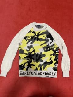 PEARLY GATES 迷彩柄 セーター サイズ0のサムネイル