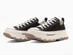 【美品】CONVERSE トレックウエーブ OX 厚底 23.5 黒ラベルのサムネイル