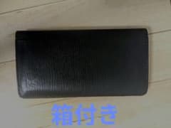 【箱付き】LOUIS VUITTON エピ 長財布 ブラック