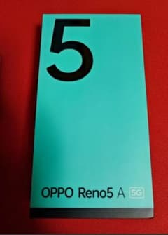 OPPO reno5A アイスブルー 　フィルムケース付きのサムネイル