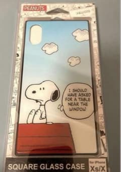 PEANUTS iPhone Xs/X スクエアガラスケースのサムネイル