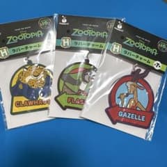 ズートピア ラバーチャーム 3種セット　いちばんくじのサムネイル