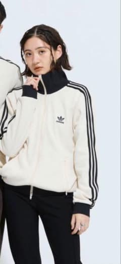 adidas 3本ライン ジップアップジャケット XS - メルカリ