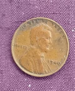 1940年 エイブラハム・リンカーン 1セント硬貨 - メルカリ