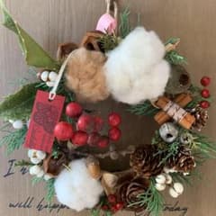 クリスマス　ミニリース　cのサムネイル