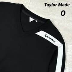 テーラーメイド】Vネックセーター Oサイズ LLサイズ ブラック メンズ