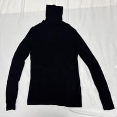 UNIQLO レディース タートルネックニット ブラックのサムネイル