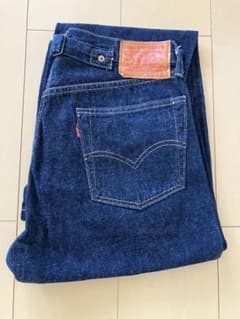 Levi's 37モデル 501xx 濃紺 ワンウォッシュ シンチバック 復刻 - メルカリ