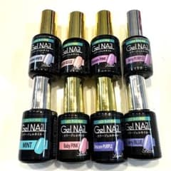 ジェルネイルセット カラージェル まとめ売り 8本 - メルカリ