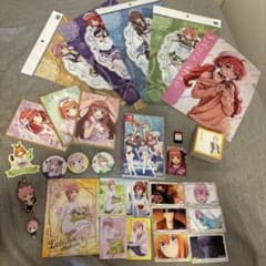 五等分の花嫁ソフト＆クリアファイル・カード、色紙、付箋、缶バッチ、キーホルダー 送料込み五等分花嫁ソフト、クリアファイル・カード、色紙、付箋缶