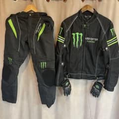 モンスターエナジー バイクウェア上下・手袋 フルセット Mサイズ m72671501162_1.jpg?1749833323