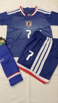 160cm FIFA26日本代表 7 番三笘薫ソックス付子供サッカーユニフォーム