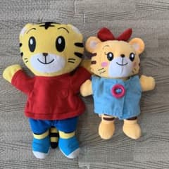 しまじろう&はなちゃん　ぬいぐるみ　お布団セットのサムネイル