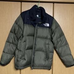 ノースフェイス　ヌプシ　nd91841 ブラック×カーキ　ダウンジャケットのサムネイル