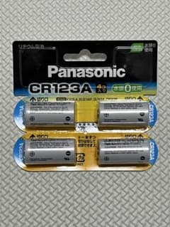 こぶちゃんさん専用　Panasonic CR123A リチウム電池 4個入りのサムネイル