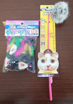 チューダース1袋・じゃれ猫ファーファー1個のサムネイル