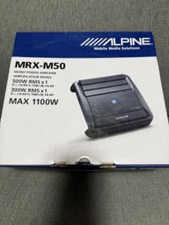 アルパイン ALPINE MRX-M50 モノパワーアンプ - メルカリ