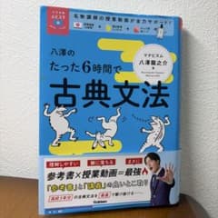八澤のたった6時間で古典文法のサムネイル