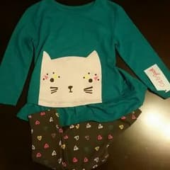 Cat&gack　子供服セットアップ&半袖ワンピースのサムネイル