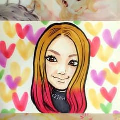 0122・りー様【ハガキサイズ２名描き】のサムネイル