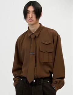 ESC STUDIO necktie shirt chikashitu+ シャツ