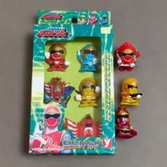 美品ゴレンジャー指人形セットレア特撮戦隊ヒーローグッズコレクションミニフィギュア 未開封】忍風戦隊ハリケンジャー ちびコレバッグ 指人形セット - メルカリ