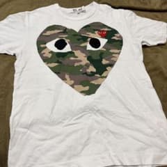 PLAY COMME des GARÇONS カモフラハート Tシャツ Mのサムネイル